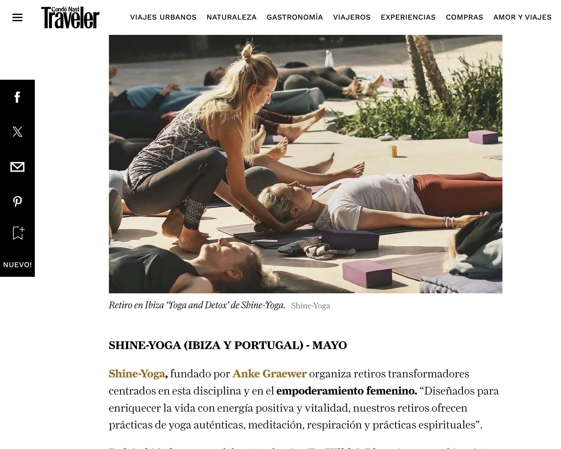 Shine Yoga Retreat Ibiza