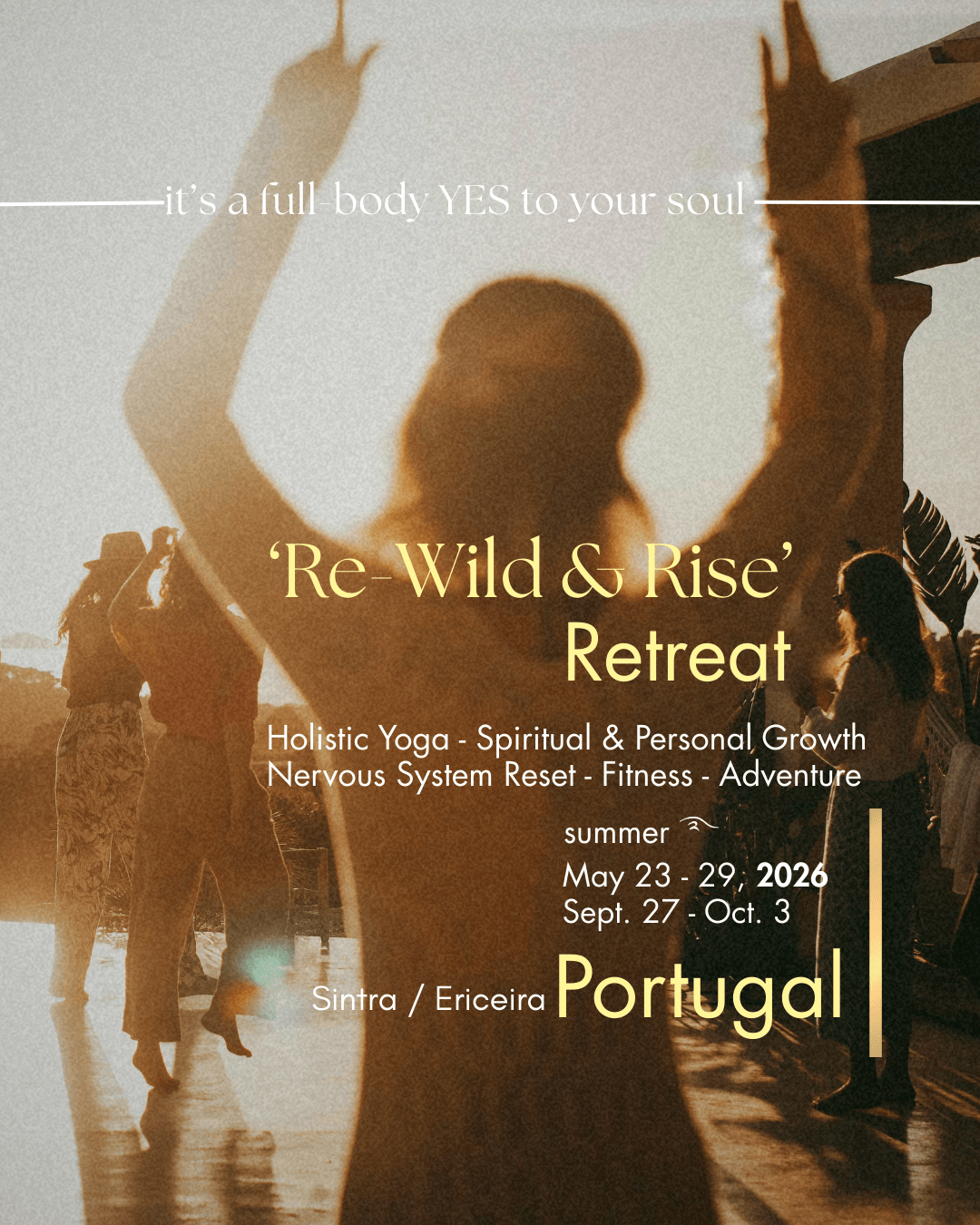 Shine Yoga Retreat in Portugal May 2026 Shine Yoga Retreat in Portugal May 2026