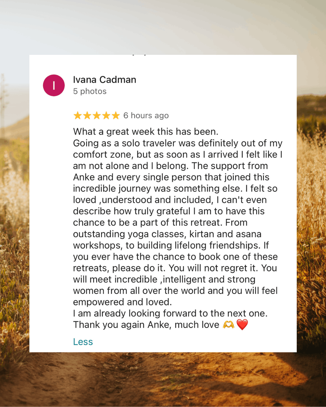 Guest feedback