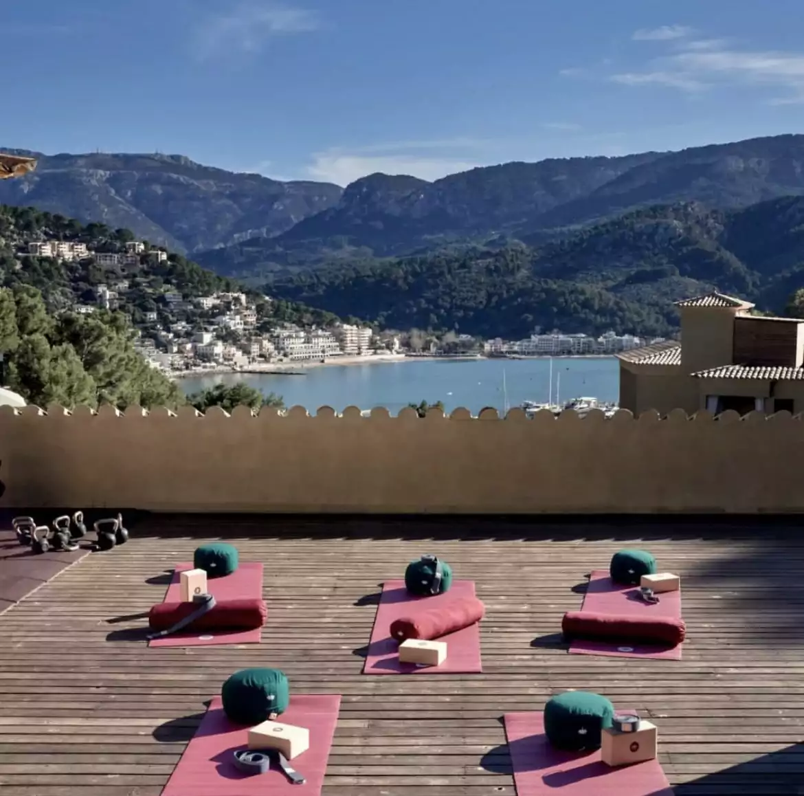 Sea view yoga studio Mallorca Sea View Yoga Retreat Mallorca Easter 2026
